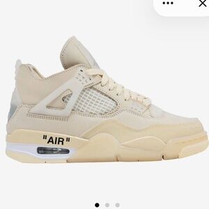 OFF-WHITE X AIR JORDAN 4 SP 'SAIL' – SIZE US 7.5 (mens)